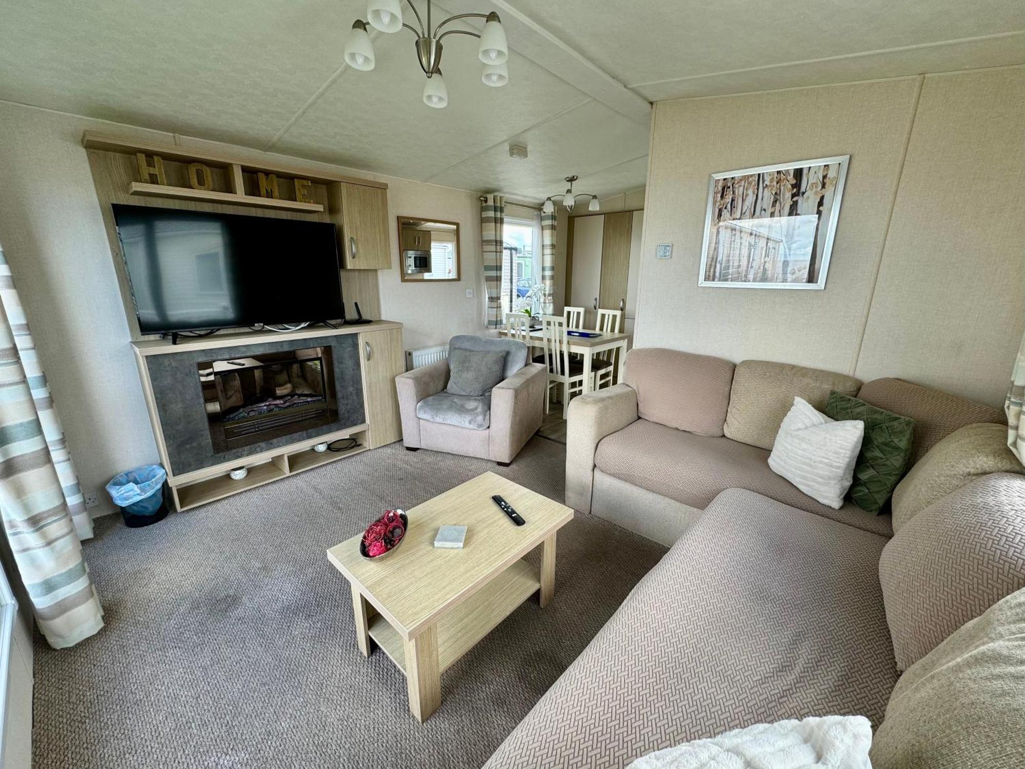 New Sea View Platinum Caravan With Huge Decking Newcastle upon Tyne Zewnętrze zdjęcie
