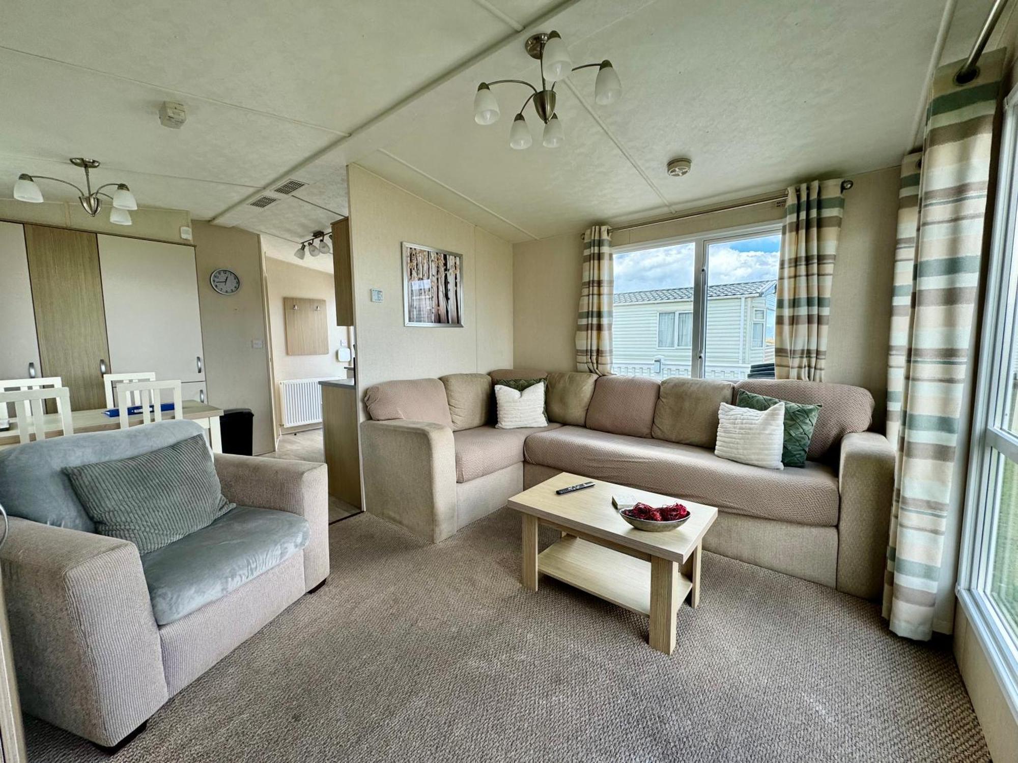 New Sea View Platinum Caravan With Huge Decking Newcastle upon Tyne Zewnętrze zdjęcie