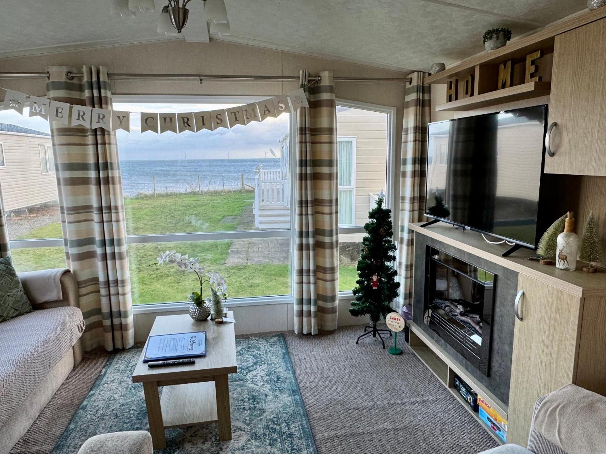New Sea View Platinum Caravan With Huge Decking Newcastle upon Tyne Zewnętrze zdjęcie